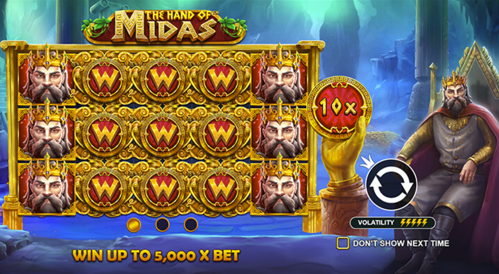 The Hand Of Midas Slot: Transforme Suas Apostas Em Ouro Puro